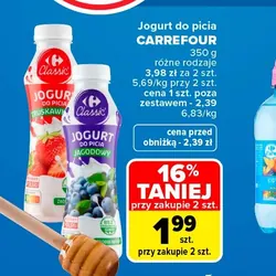 Jogurt do picia Carrefour