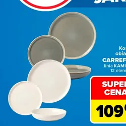 Komplet obiadowy CARREFOUR linia KAMIONKA