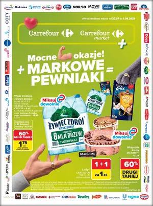 Gazetka Carrefour, Market w SUMIE markowe pewniaki