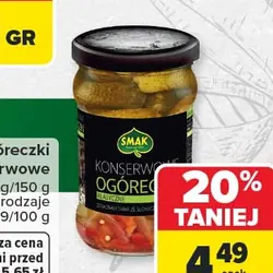 Ogóreczki konserwowe Smak