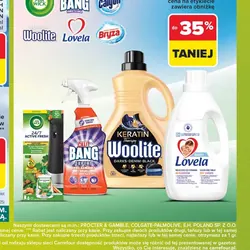 Produkty marek Air Wick, Cillit Bang, Lovela, Calgon, Woolite, Bryza