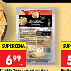 Chlebki Naan z czosnkiem Asia Flavours
