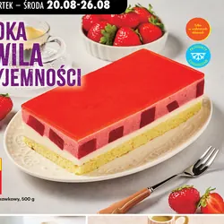Ciasto mus truskawkowy