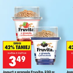 Jogurt z granolą Fruvita