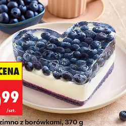 Sernik na zimno z borówkami
