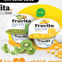 Jogurt skyr dwuwarstwowy Fruvita
