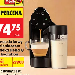Ekspres do kawy ze spieniaczem do mleka Delta Q Milk Evolution