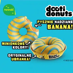 Donut Minionki z nadzieniem bananowym