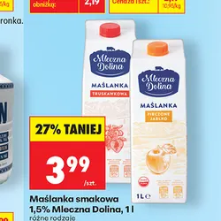 Maślanka smakowa Mleczna Dolina
