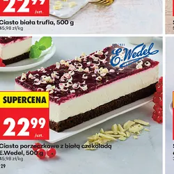 Ciasto porzeczkowe z białą czekoladą