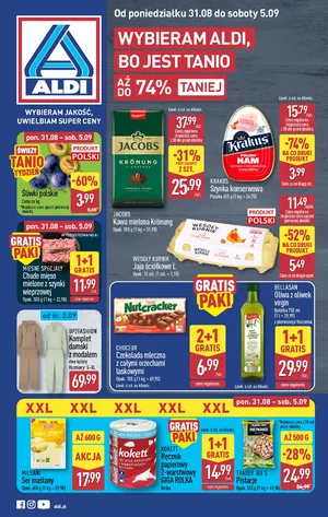 Pełna oferta od poniedziałku 31.08 do soboty 5.09