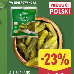 ALL SEASONS Ogórki kiszone
