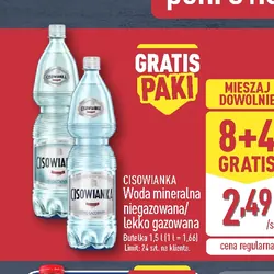 Cisowianka Woda mineralna niegazowana/lekko gazowana