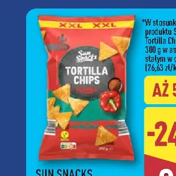 SUN SNACKS Tortilla chips XXL