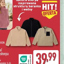 Bluza damska/męska sherpa