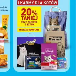 Żwirki i karmy dla kotów
