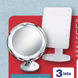 Lusterko kosmetyczne LED