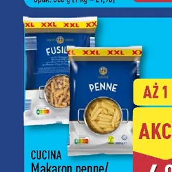 Makaron penne/świderki XXL