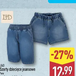 Szorty dziecięce jeansowe