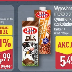 Wypasione mleko smakowe