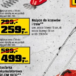Nożyce do krzewów i traw Einhell