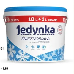 Jedynka Śnieżnobiała 10 l + 1 l gratis