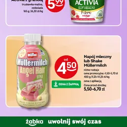 Napój mleczny lub Shake Müllermilch