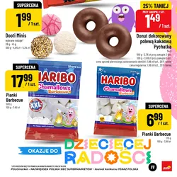 Donut dekorowany polewą kakaową Pychatka