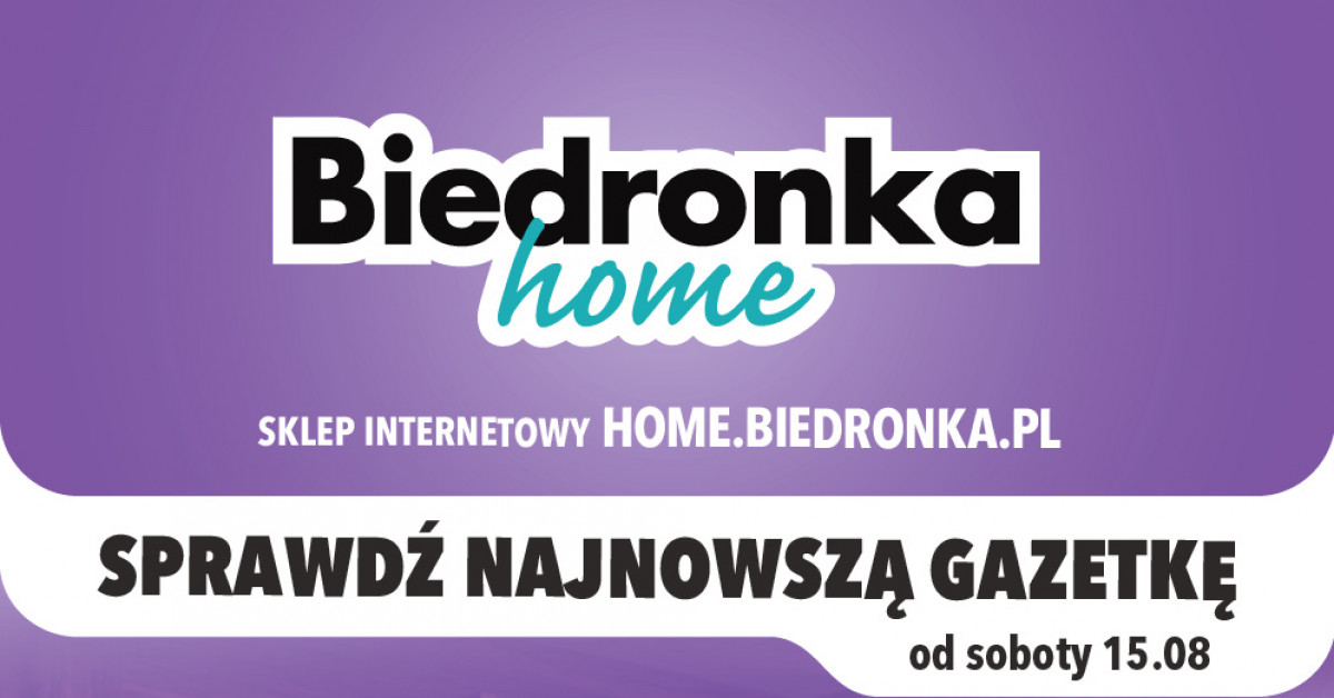 Nowa gazetka Biedronka (15.08–20.09). Wszystkie hity, które musisz znać zanim pójdziesz do sklepu!