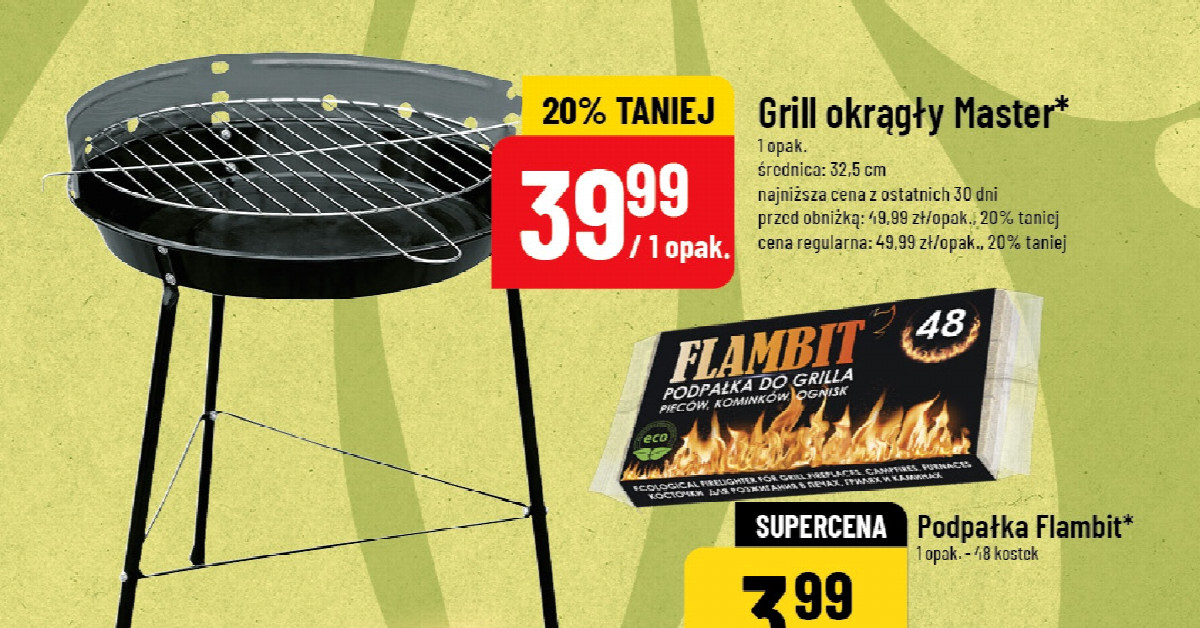 Nie uwierzysz, że taki grill kosztuje tylko 39,99 zł! Mega okazja na majówkę