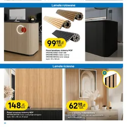 Panel lamelowy ścienny MDF