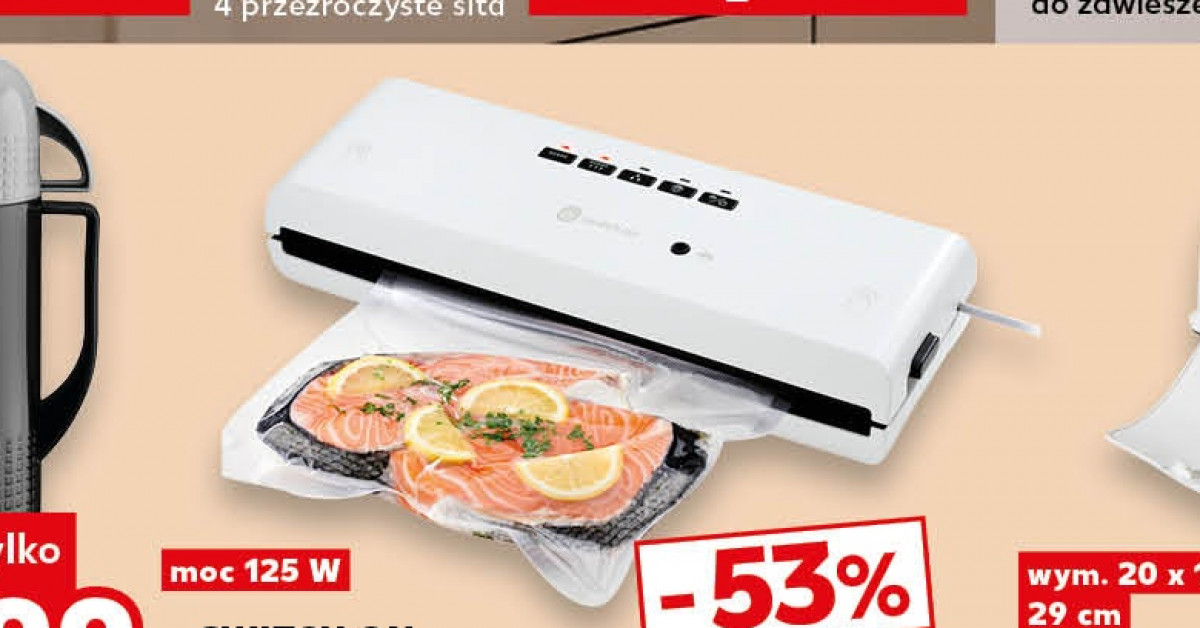 Zgrzewarka próżniowa 70 zł zamiast 149 zł? Taka promocja w Kauflandzie może nie wrócić!