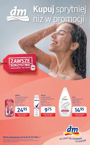 Gazetka dm 16.07.2026-29.07.2026