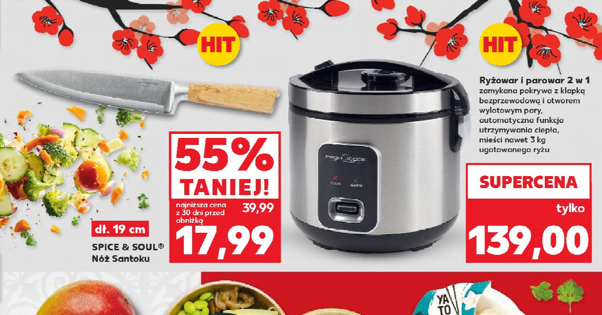 Supergadżet do kuchni: ryżowar i parowar 2 w 1 za 139 zł — przepis na błyskawiczny obiad!