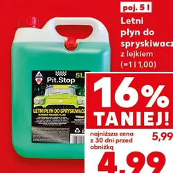 Letni płyn do spryskiwaczy