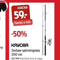 Zestaw spinningowy 200 cm