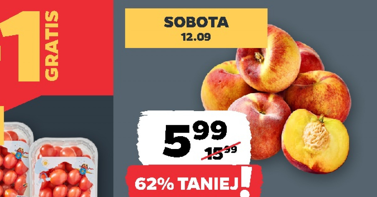 Brzoskwinie po 5,99 zł! Hit sezonu w Netto — idealne do deserów i przetworów