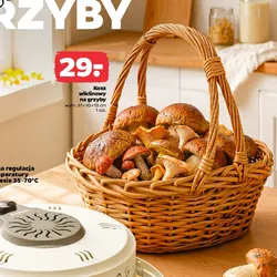 Kosz wiklinowy na grzyby