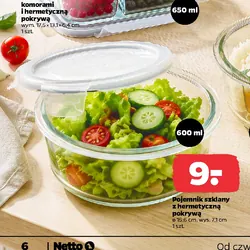 Pojemnik szklany z hermetyczną pokrywą 600 ml