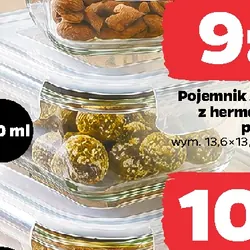 Pojemnik szklany z hermetyczną pokrywą 450 ml