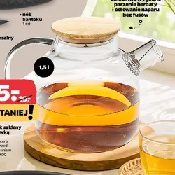 Dzbanek szklany z pokrywką