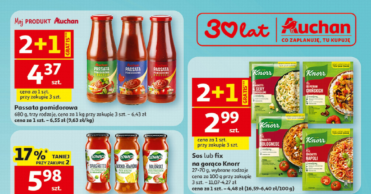 Nowa gazetka Auchan (12–18.03) — co warto kupić zanim zniknie?