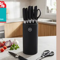 Zestaw noży w bloku Black
