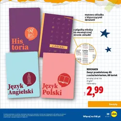 BENIAMIN Zeszyt przedmiotowy A5 z uszlachetnieniem, 60 kartek