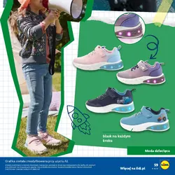 Buty sportowe dziewczęce lub chłopięce ze świecącą podeszwą