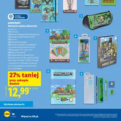 MINECRAFT Akcesoria szkolne