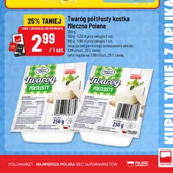 Twaróg półtłusty kostka