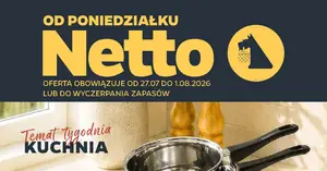 Hity z gazetki Netto: rondle po 19 zł, deski za 10–15 zł i pojemnik za 9 zł — co kupić, zanim zniknie?