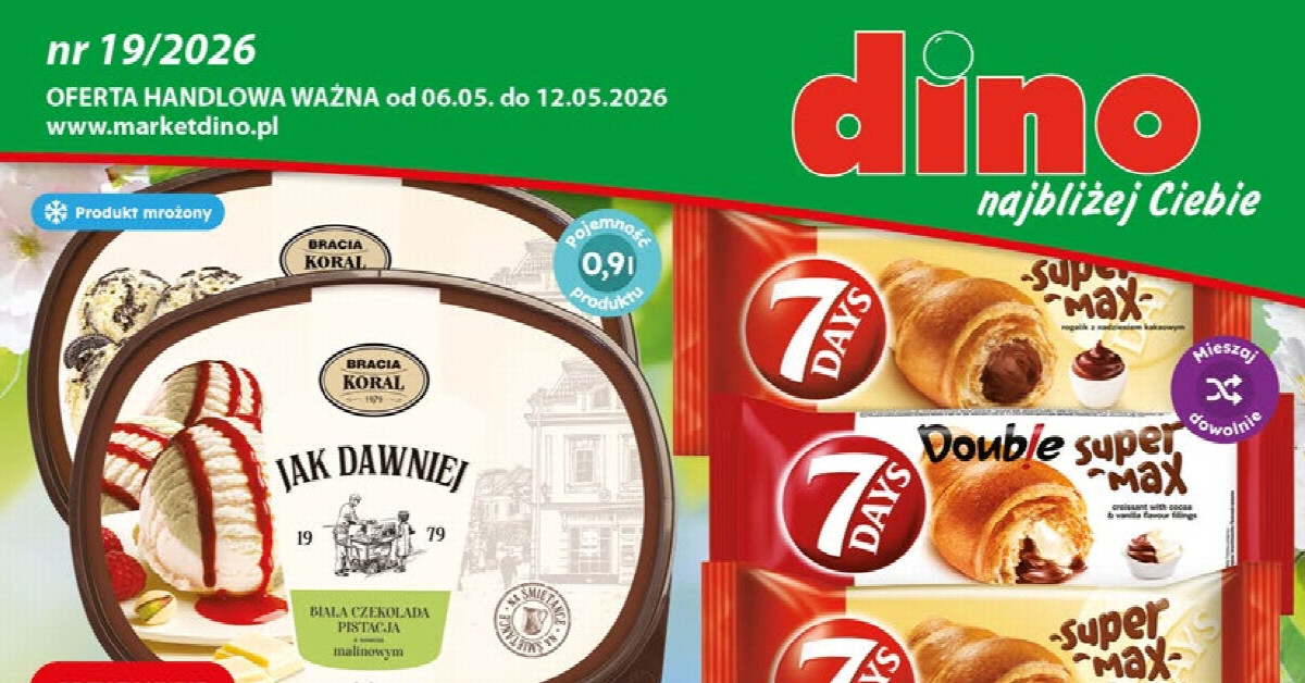 Gazetka Dino 06.05–12.05: 10 hitów, które MUSISZ kupić w tym tygodniu!