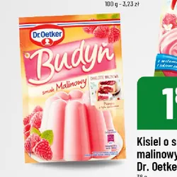 Budyń o smaku malinowym Dr.Oetker